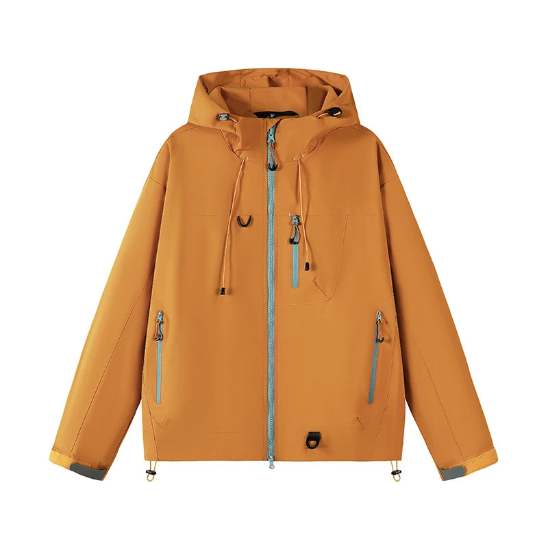 Orange Windbreaker Jacket