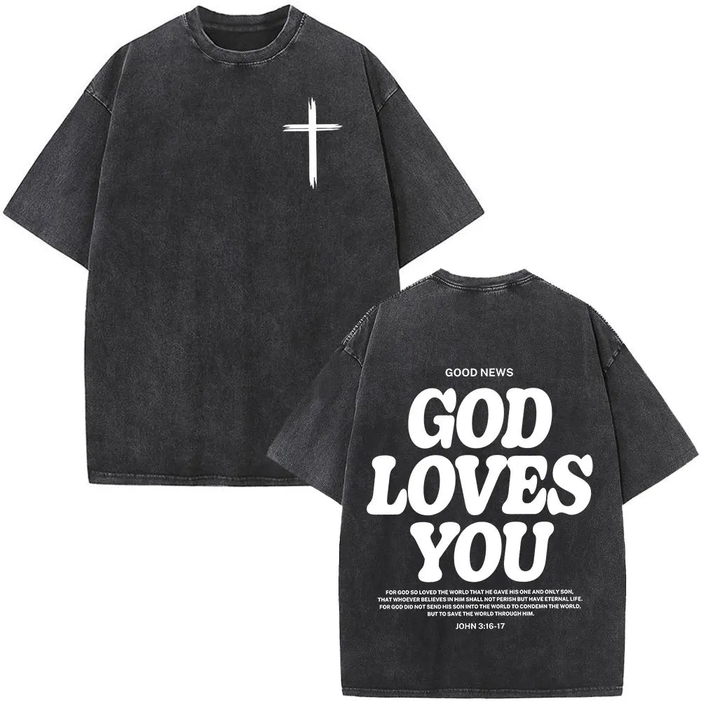 Faith Over Fear Graphic Oversized T-Shirt