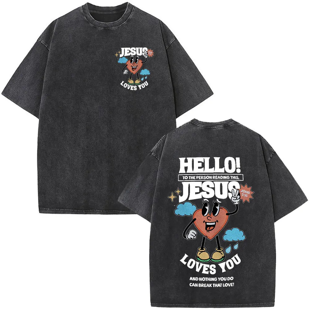 Faith Over Fear Graphic Oversized T-Shirt