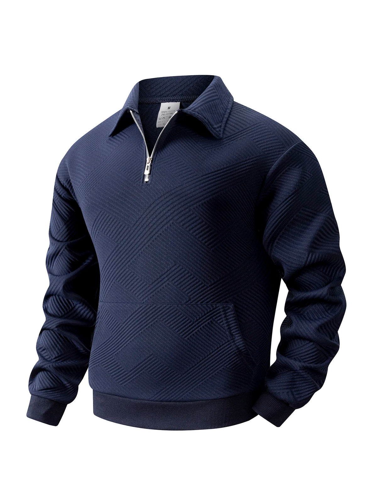 Men’s Quarter-Zip Knit Pullover Sweater