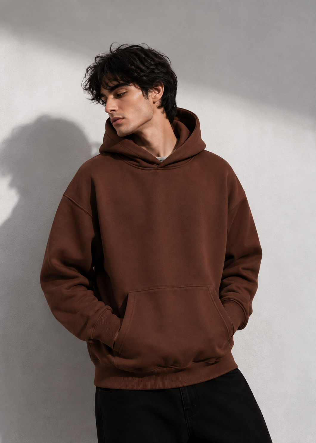 Men's 500GSM Heavy Weight Hoodie | Thick Cotton Pullover Sweatshirt | Autumn Winter