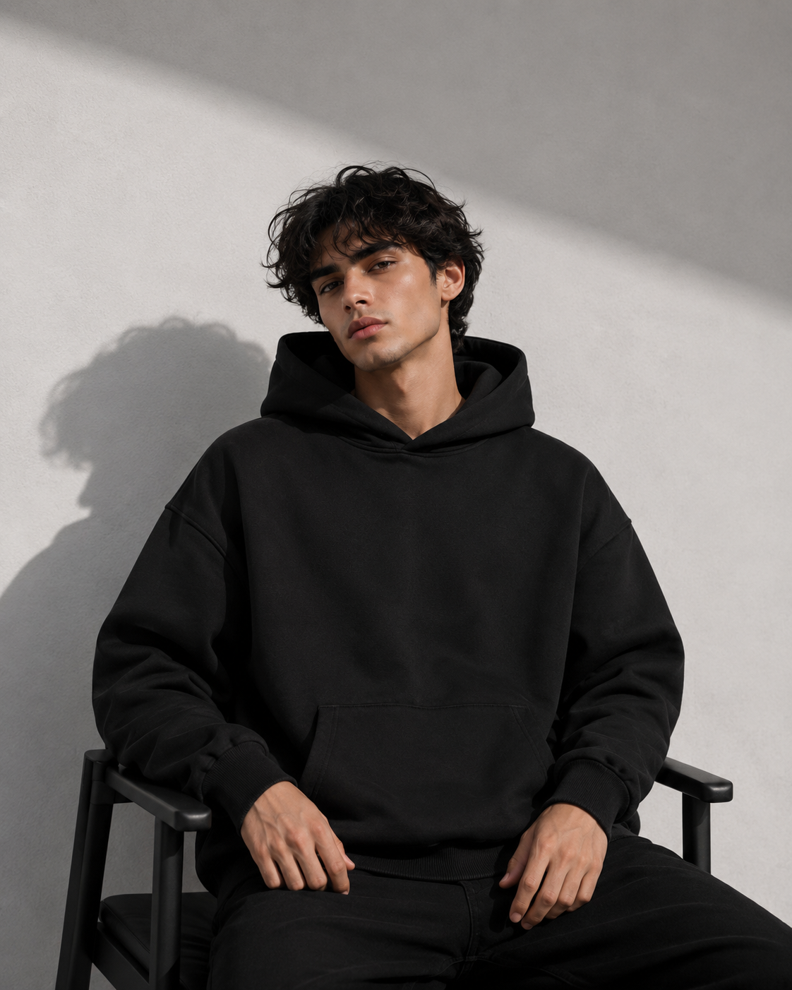 Men's 500GSM Heavy Weight Hoodie | Thick Cotton Pullover Sweatshirt | Autumn Winter