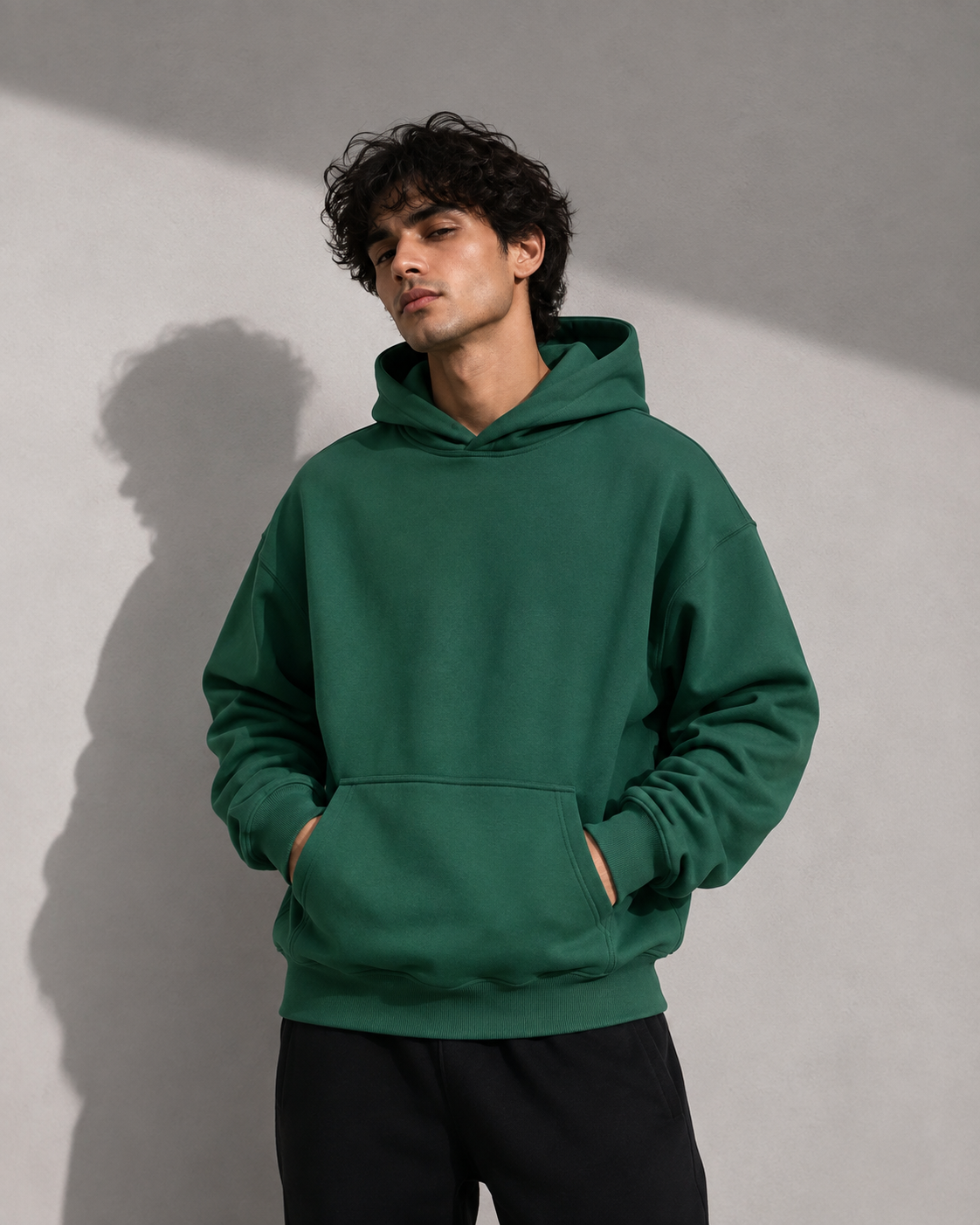 Men's 500GSM Heavy Weight Hoodie | Thick Cotton Pullover Sweatshirt | Autumn Winter