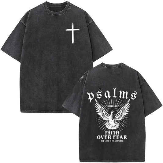 Faith Over Fear Graphic Oversized T-Shirt