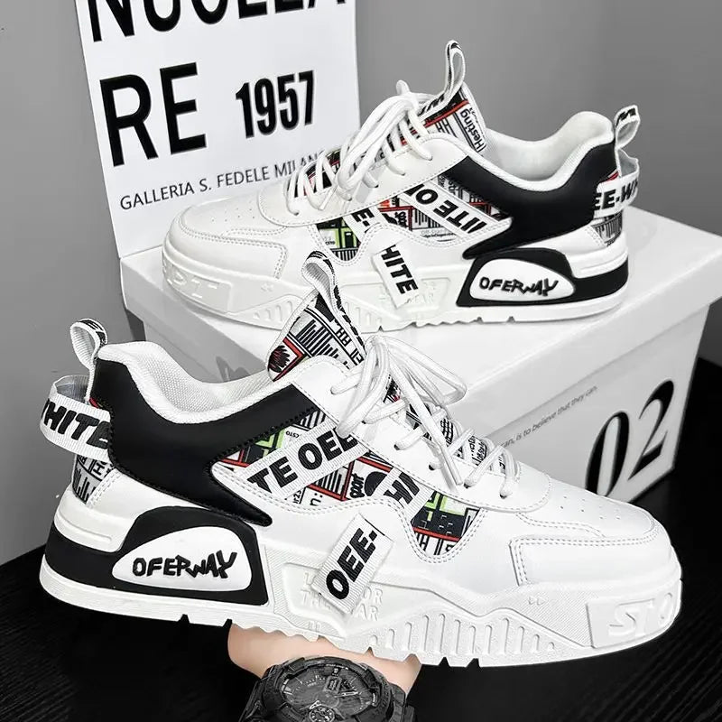Men's Casual Leather Sneakers