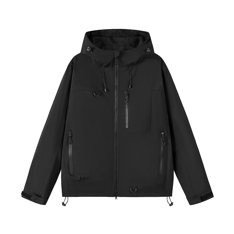 Black Windbreaker Jacket