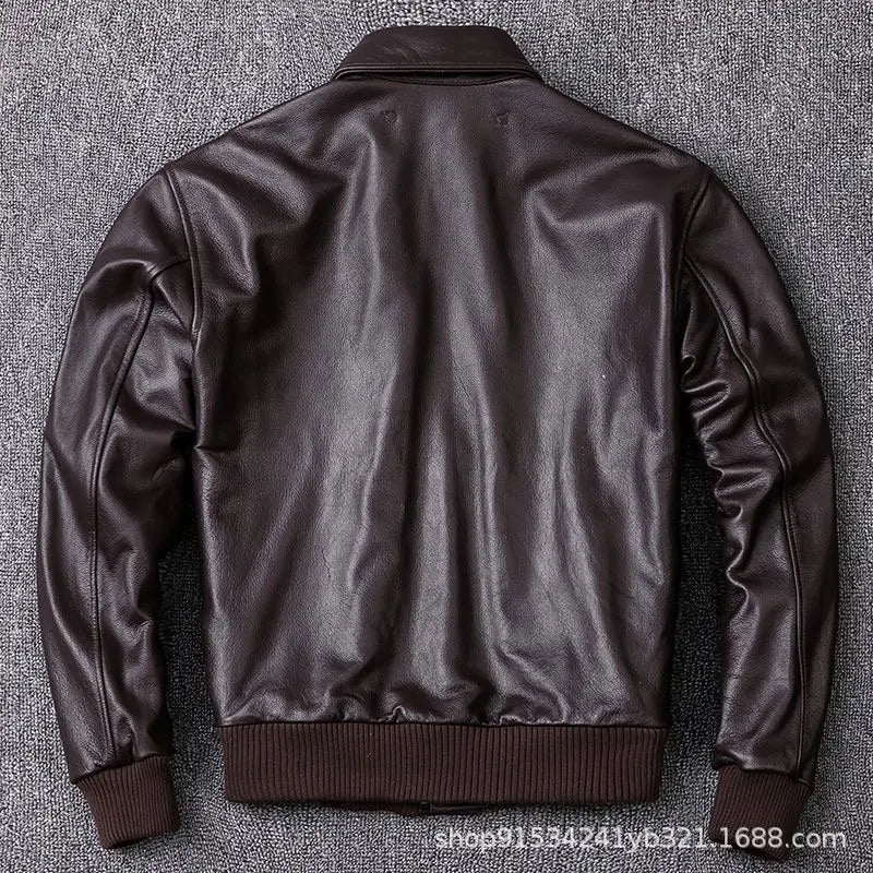 Men's A2 Pilot Genuine Leather Jacket
