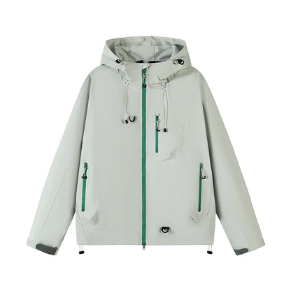 White Windbreaker Jacket