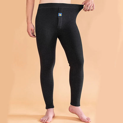 Men's Winter Thermal Fleece Leggings | Warm Underwear Pants for Cold Weather
