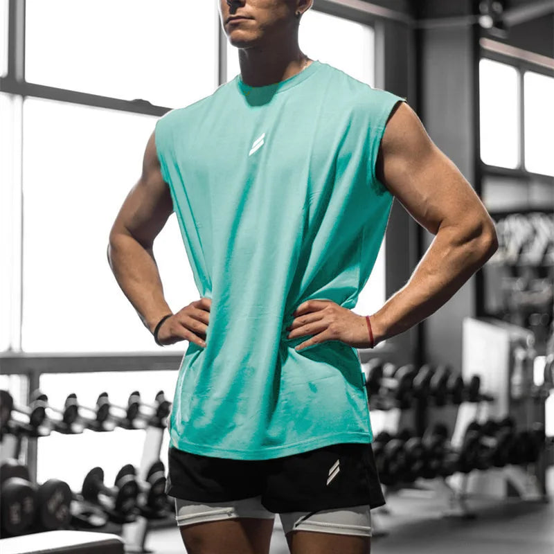 Men's Sleeveless Gym Vest