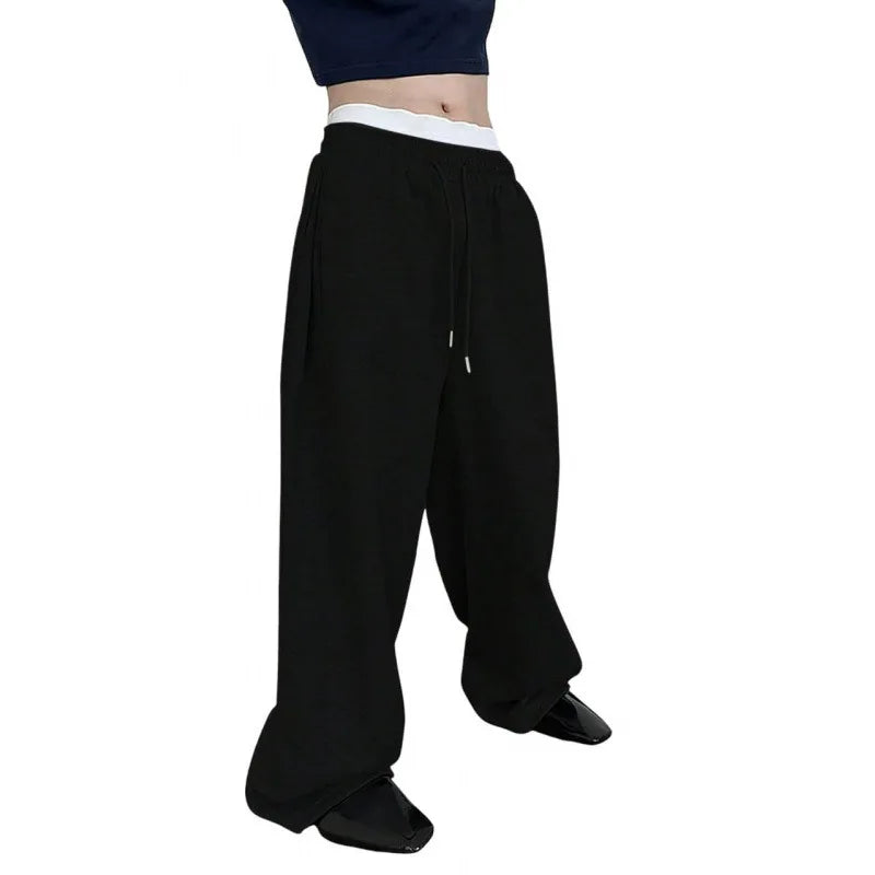 Men's Winter Drawstring Sports Trousers