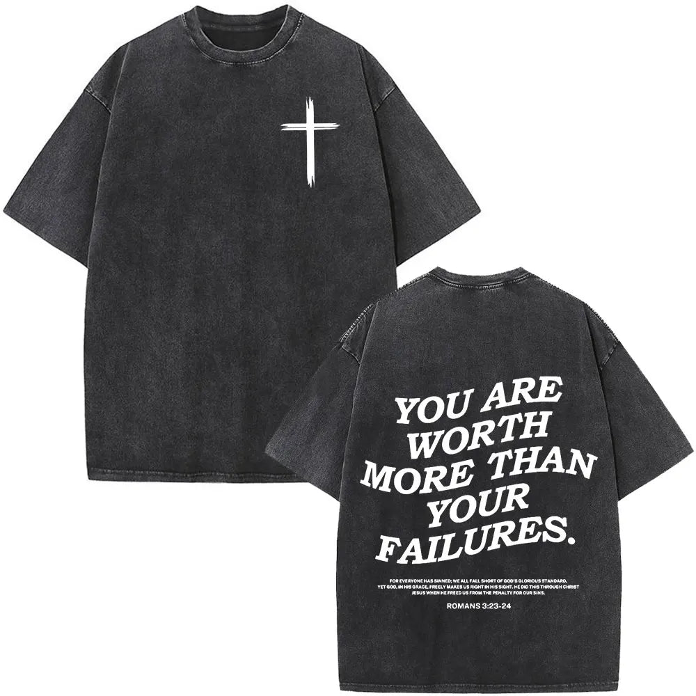 Faith Over Fear Graphic Oversized T-Shirt