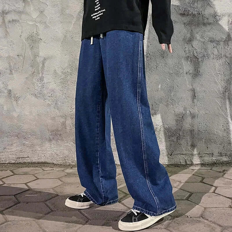 Men's Wide Leg Jeans front view