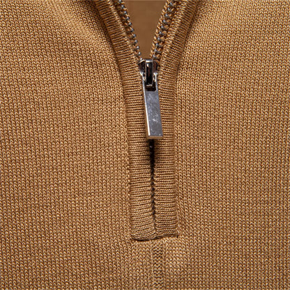 Men's Sport Zipper Polo Shirt
