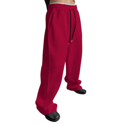 Men's Winter Drawstring Sports Trousers