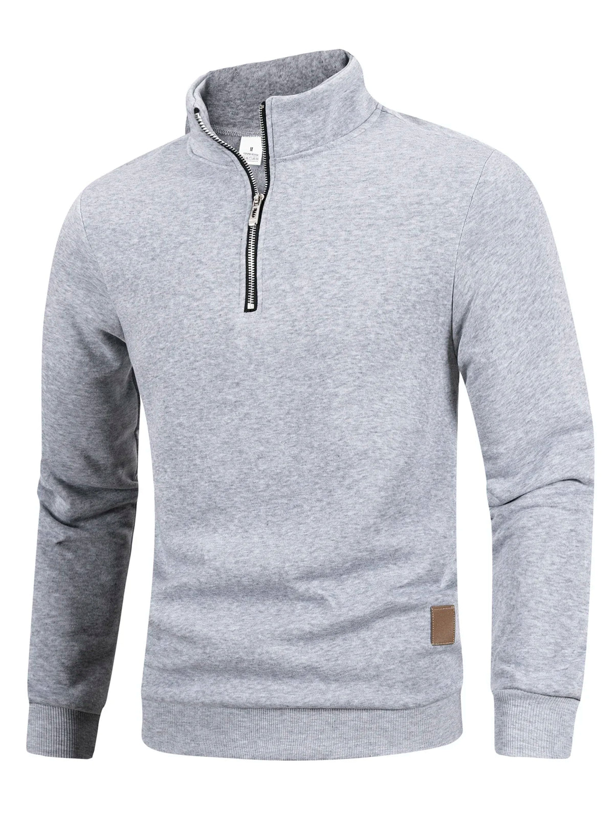 Men's Turtleneck Zipper Pullover Sweater