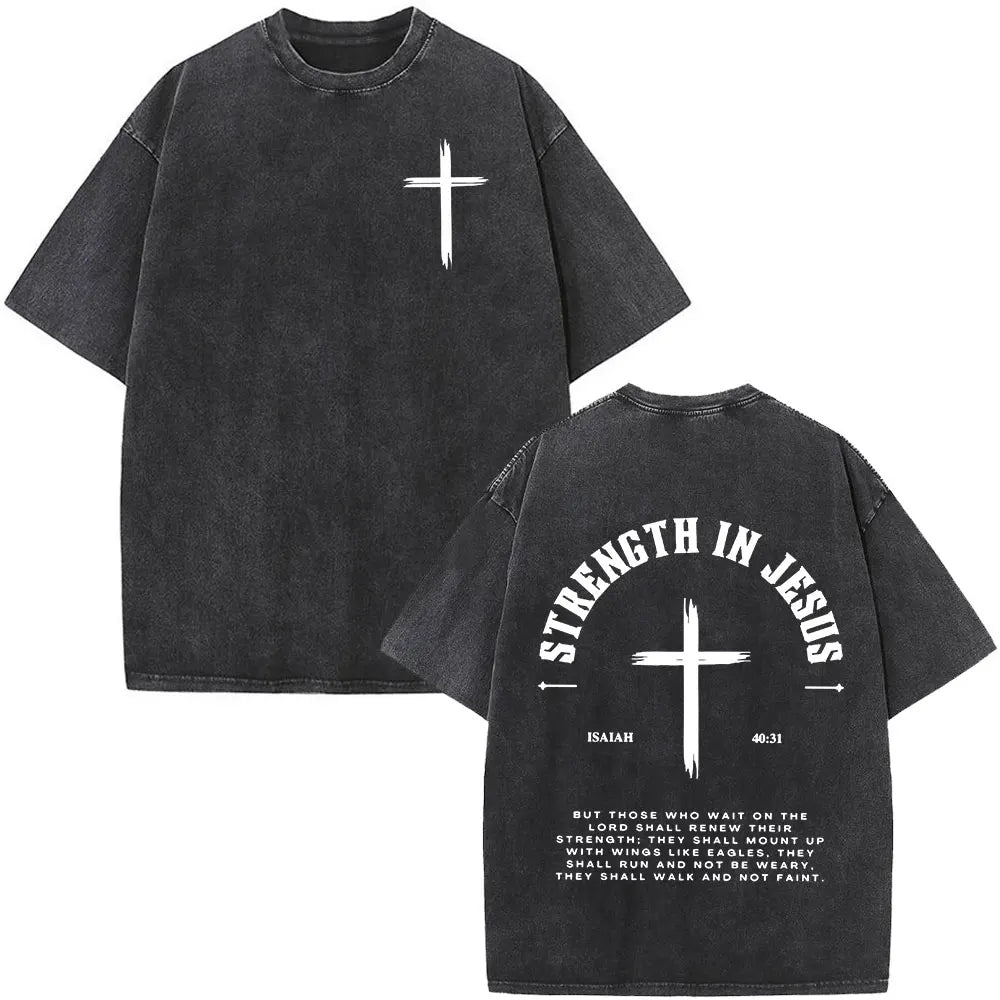 Faith Over Fear Graphic Oversized T-Shirt