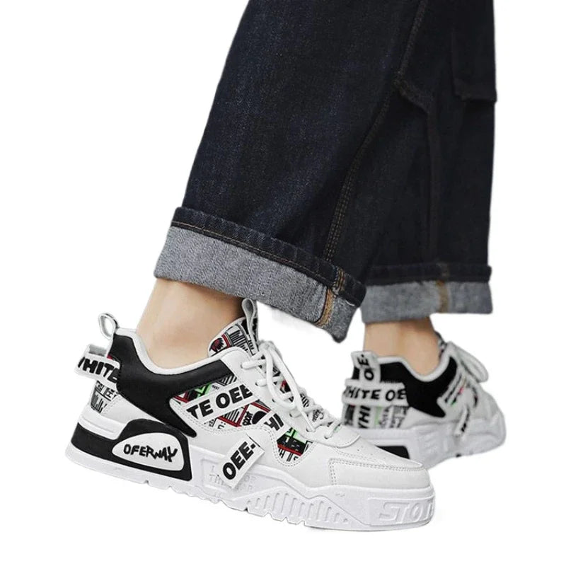 Men's Casual Leather Sneakers