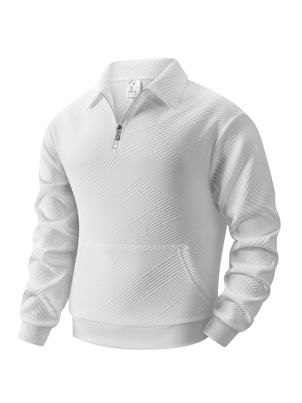 Men’s Quarter-Zip Knit Pullover Sweater