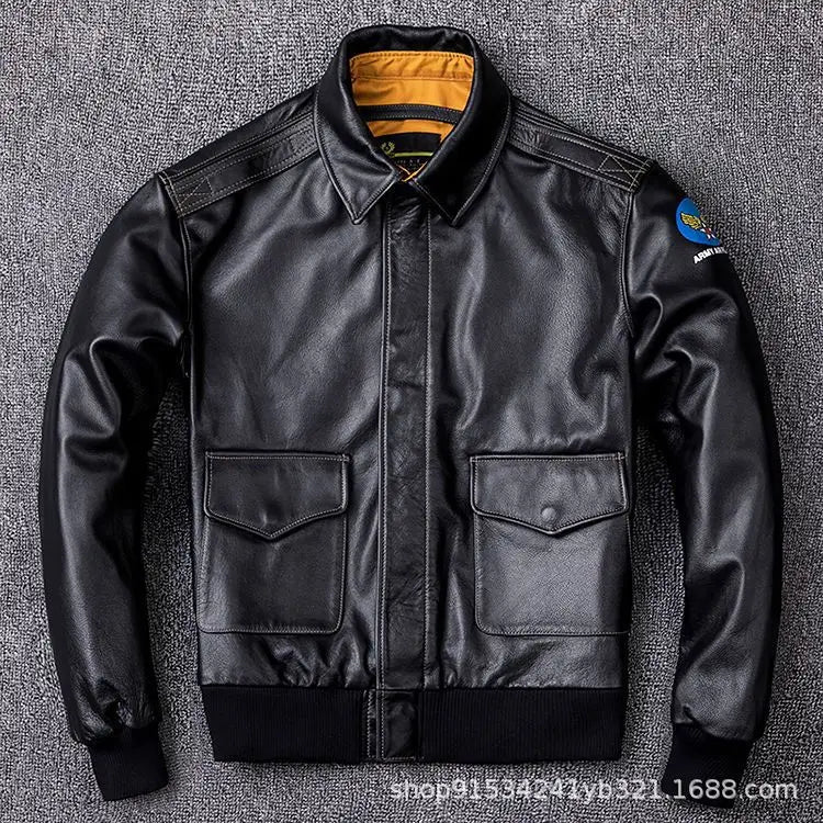 Men's A2 Pilot Genuine Leather Jacket