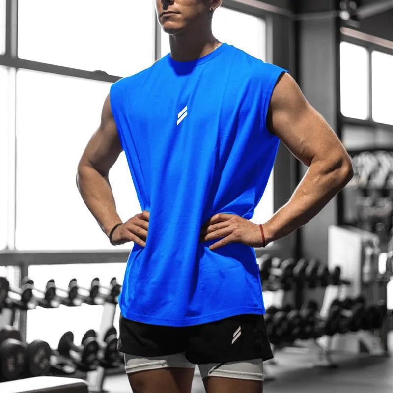 Men's Sleeveless Gym Vest