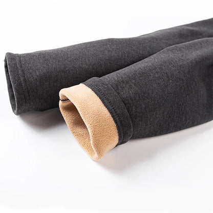 Men's Winter Thermal Fleece Leggings | Warm Underwear Pants for Cold Weather