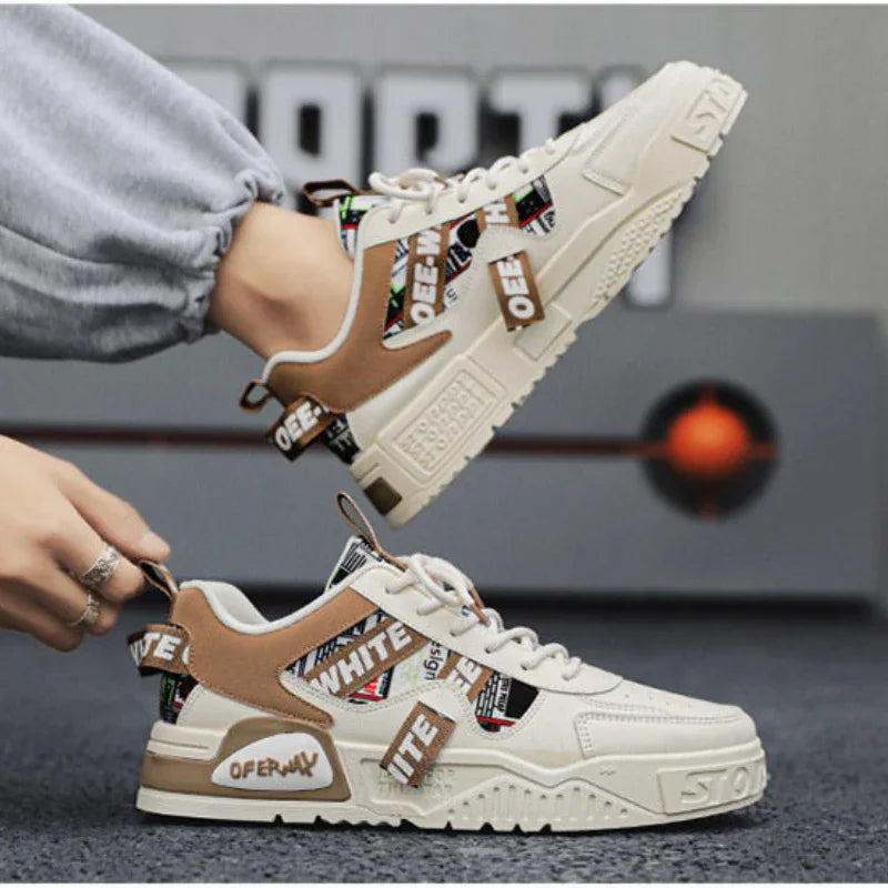 Men's Casual Leather Sneakers