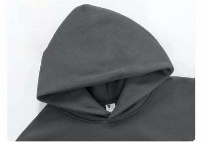 Men's 500GSM Heavy Weight Hoodie | Thick Cotton Pullover Sweatshirt | Autumn Winter