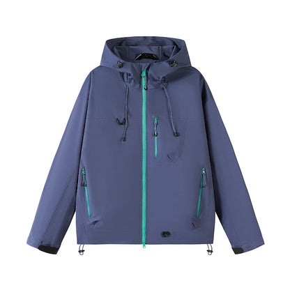Blue Windbreaker Jacket