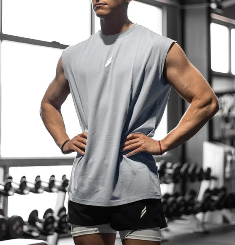 Men's Sleeveless Gym Vest