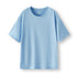 Men’s Grey Blue Cotton Crew Neck T-Shirt