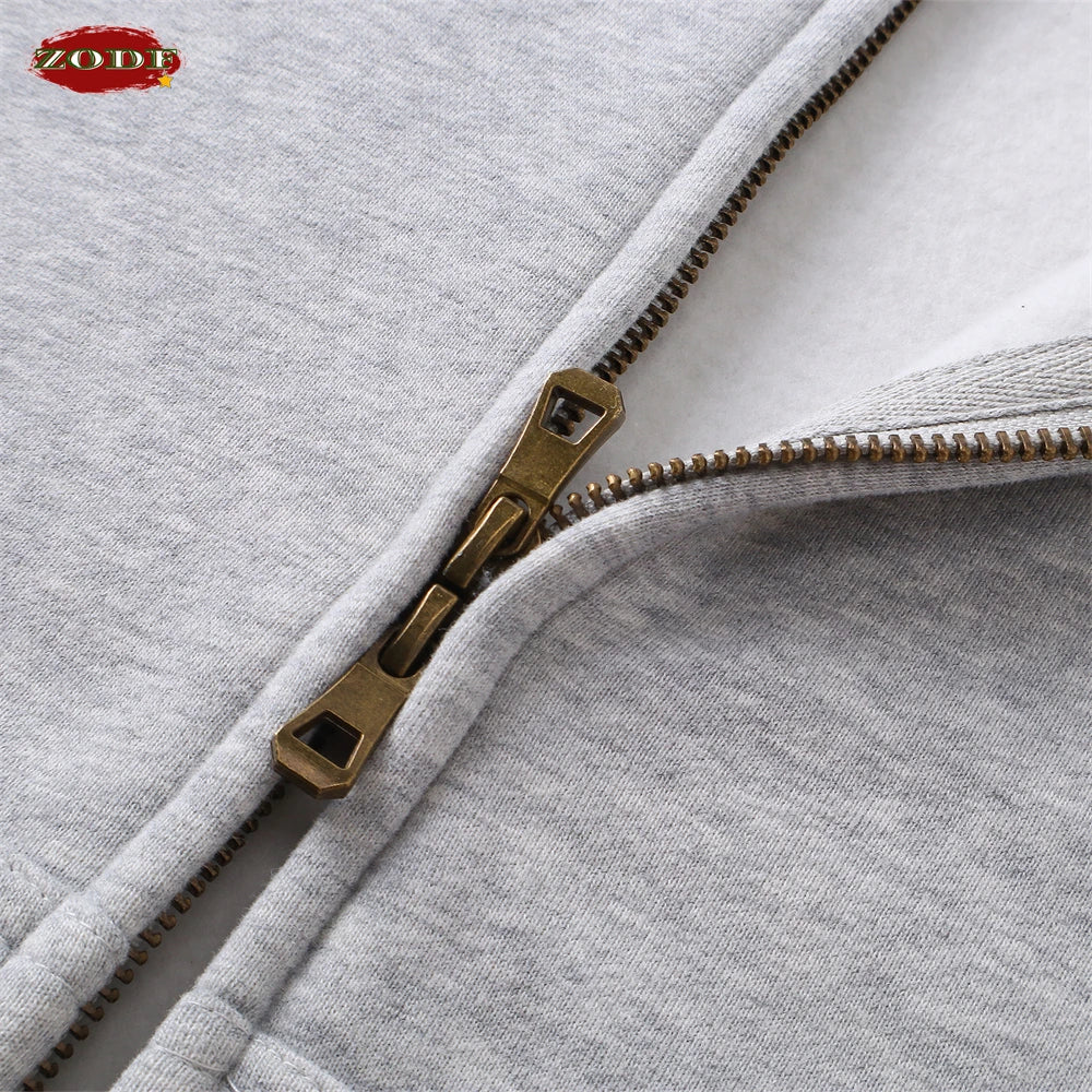 Men's Fleece Boxy Zip-Up Hoodie