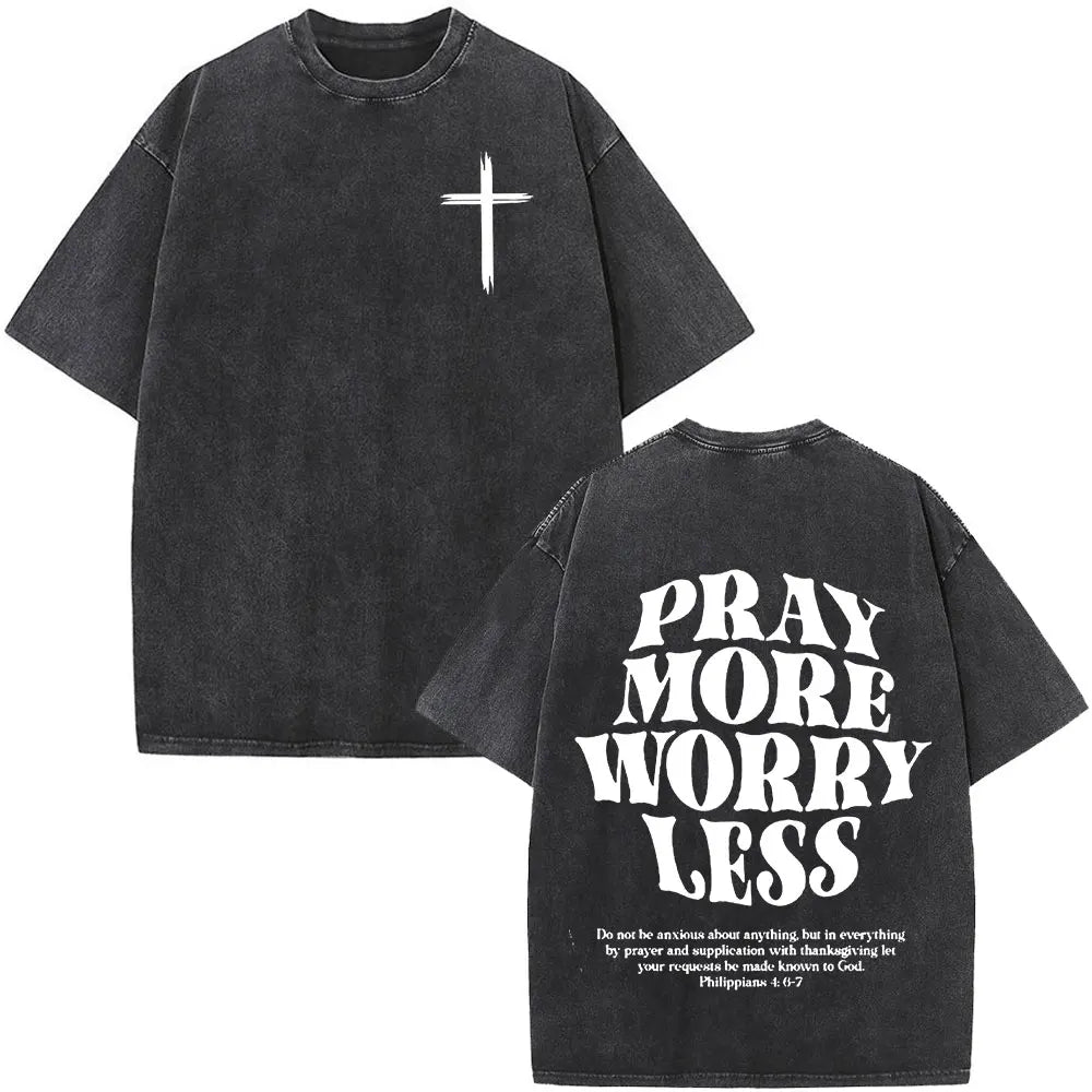Faith Over Fear Graphic Oversized T-Shirt