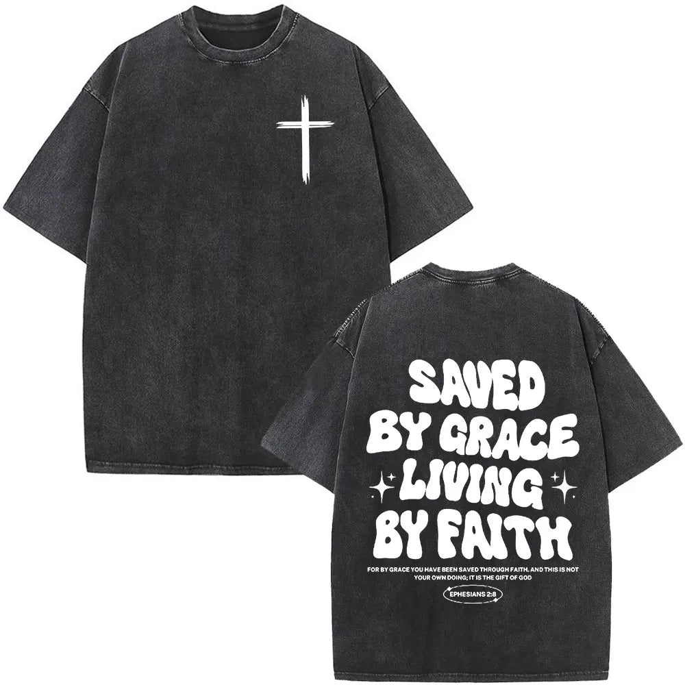 Faith Over Fear Graphic Oversized T-Shirt