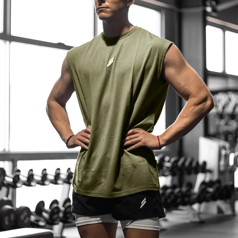 Men's Sleeveless Gym Vest