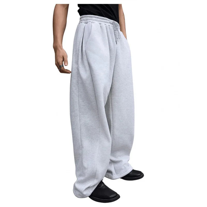 Men's Winter Drawstring Sports Trousers