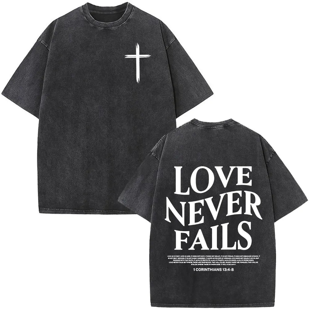Faith Over Fear Graphic Oversized T-Shirt